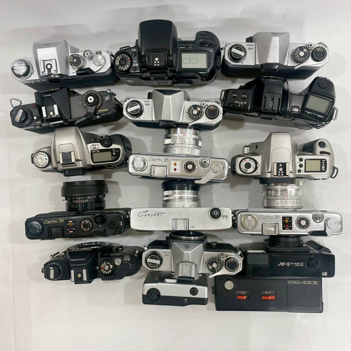 ☆ 1円〜【48点まとめ売り】 Canon KONICA OLYMPUS FUJICA 等 ☆ 1円〜【48点まとめ売り】 Canon KONICA OLYMPUS FUJICA 等