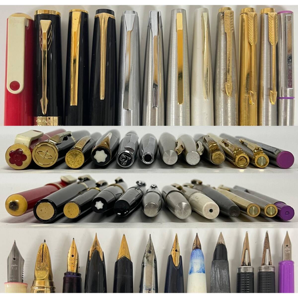 1円~【37点】万年筆 ボールペン シャーペン まとめ MONTBLANC 1円~【37点】万年筆 ボールペン シャーペン まとめ MONTBLANC