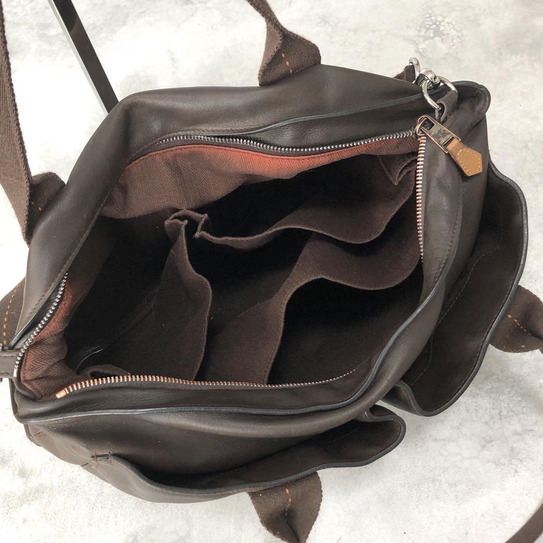 HERMES エルメス キャラバンホリゾンタル MM 2way ハンドバッグ HERMES エルメス キャラバンホリゾンタル MM 2way ハンドバッグ
