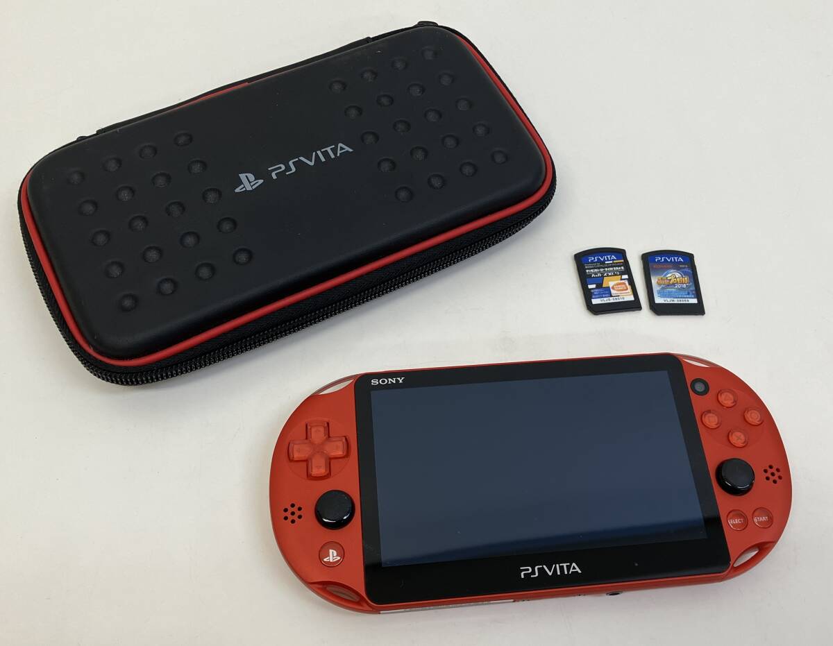 小704-371 SONY PS Vita PCH-2000 ソニー 本体 メタリックレッド 小704-371 SONY PS Vita PCH-2000 ソニー 本体 メタリックレッド