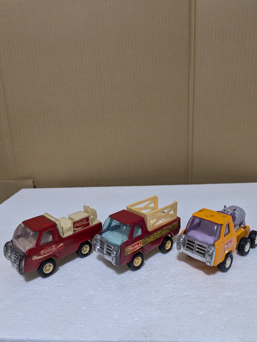 最も優遇の 昭和当時物 昭和ブリキ BuddyL コカ・コーラ ミニカー トラック 自動車