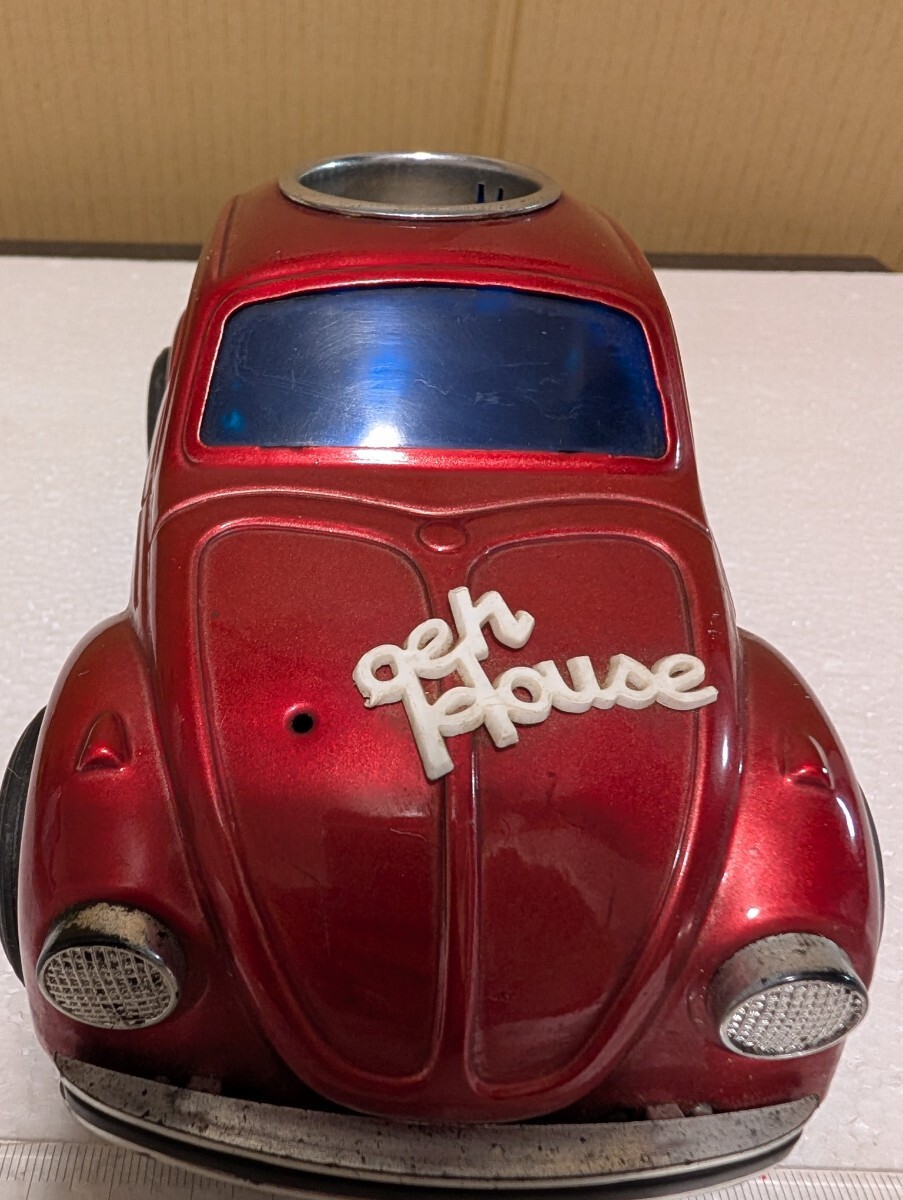 當(dāng)時物ブリキ wargen house ブリキ ワーゲン ワーゲンハウス 全長約22センチ ワーゲンビートル Volkswagen