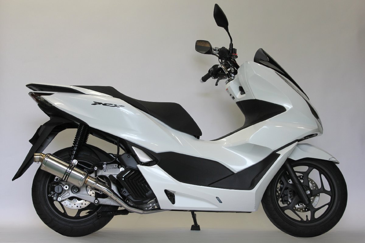 【送料無料】HMS PCX125 バイクマフラー 2BJ-JK05 8BJ-JK05 2021年～ デルタ ステンレス マフラー パーツ フルエキ カスタム dlt-014