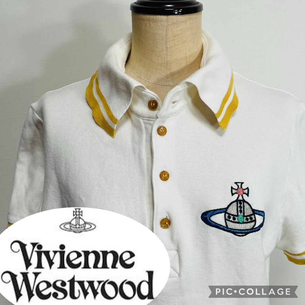 Vivienne Westwood ポロシャツ ホワイト Yahoo!オークション - ヴィヴィアンウエストウッド ポロシャツ