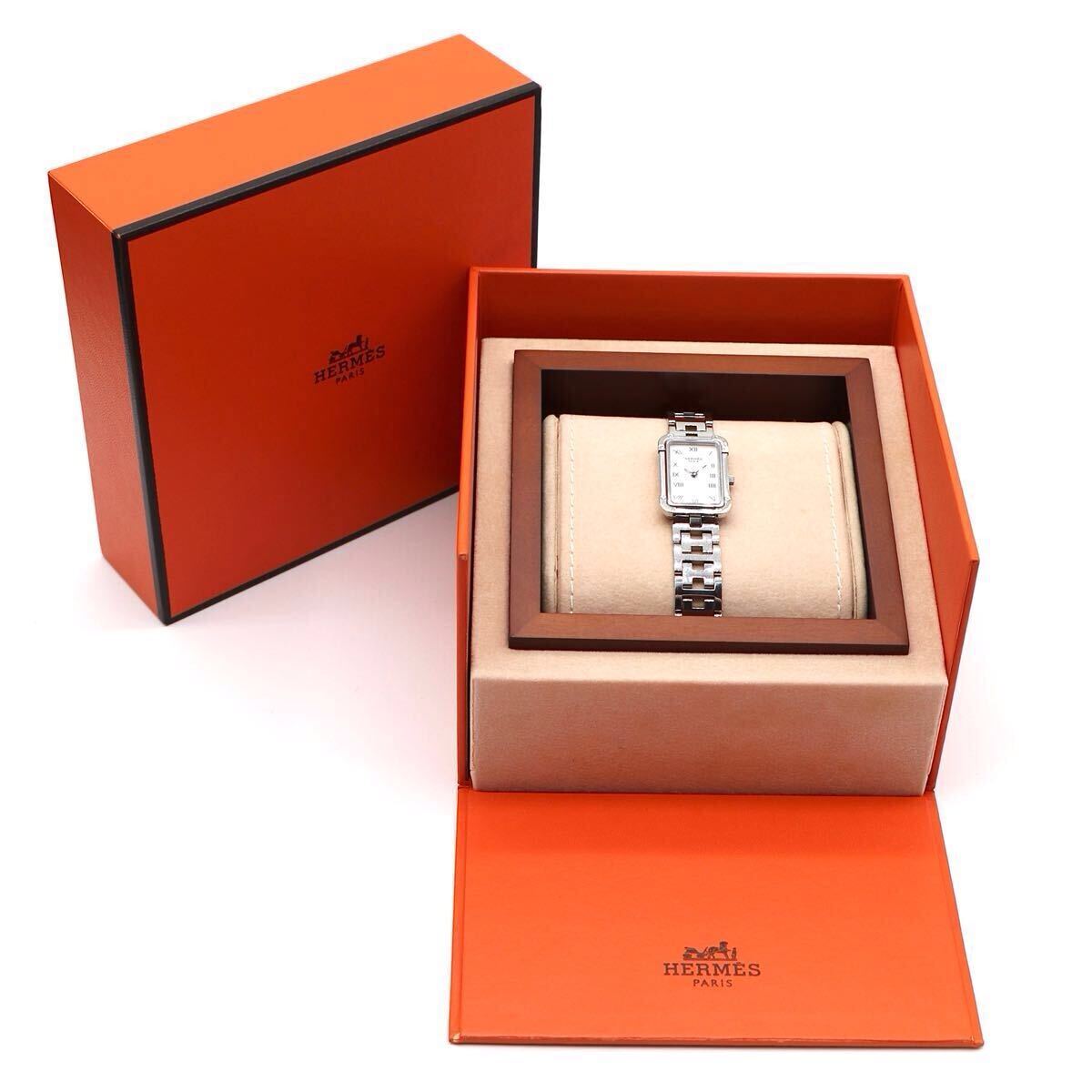 HERMES クロアジュール ステンレス スチール クォーツ 腕時計 HERMES クロアジュール ステンレス スチール クォーツ 腕時計