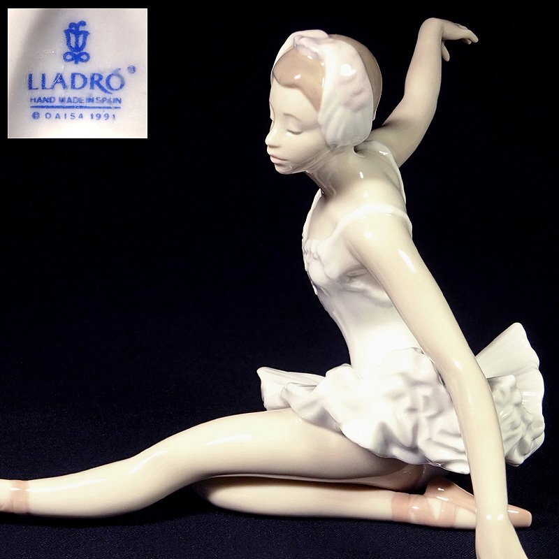 慶應◇スペイン【LLADRO リヤドロ】彩色磁器人形『Swan Ballet 慶應◇スペイン【LLADRO リヤドロ】彩色磁器人形『Swan Ballet