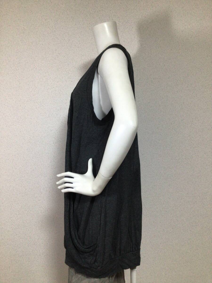 M2125／センソユニコ　M2 ゆったりチュニック／38／グレー_画像3