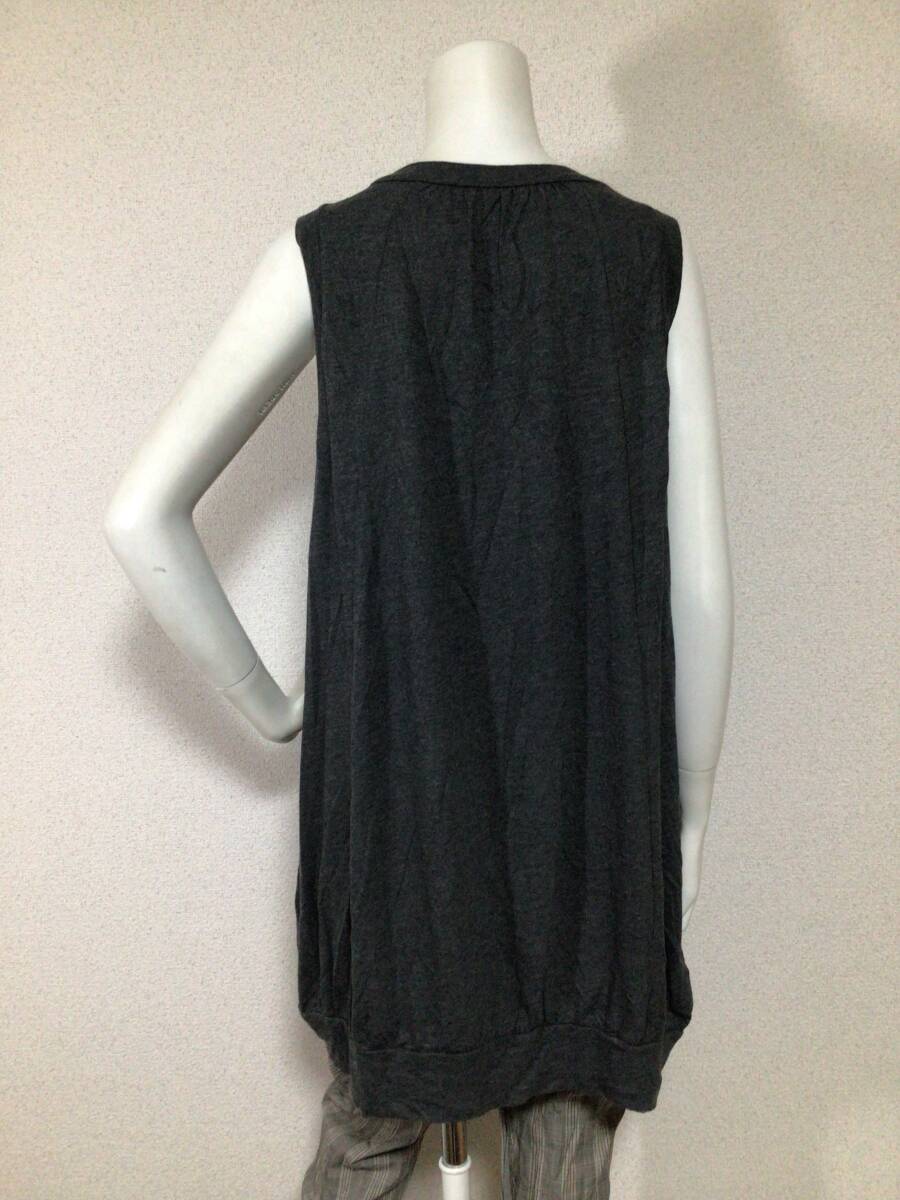 M2125／センソユニコ　M2 ゆったりチュニック／38／グレー_画像4