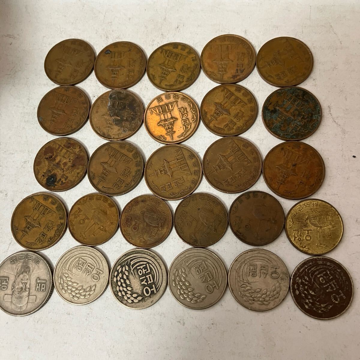 韓国 1966 1970 1972 10 5 100ウォン 特年 旧硬貨 古銭 貨幣 韓国 1966 1970 1972 10 5 100ウォン 特年 旧硬貨 古銭 貨幣