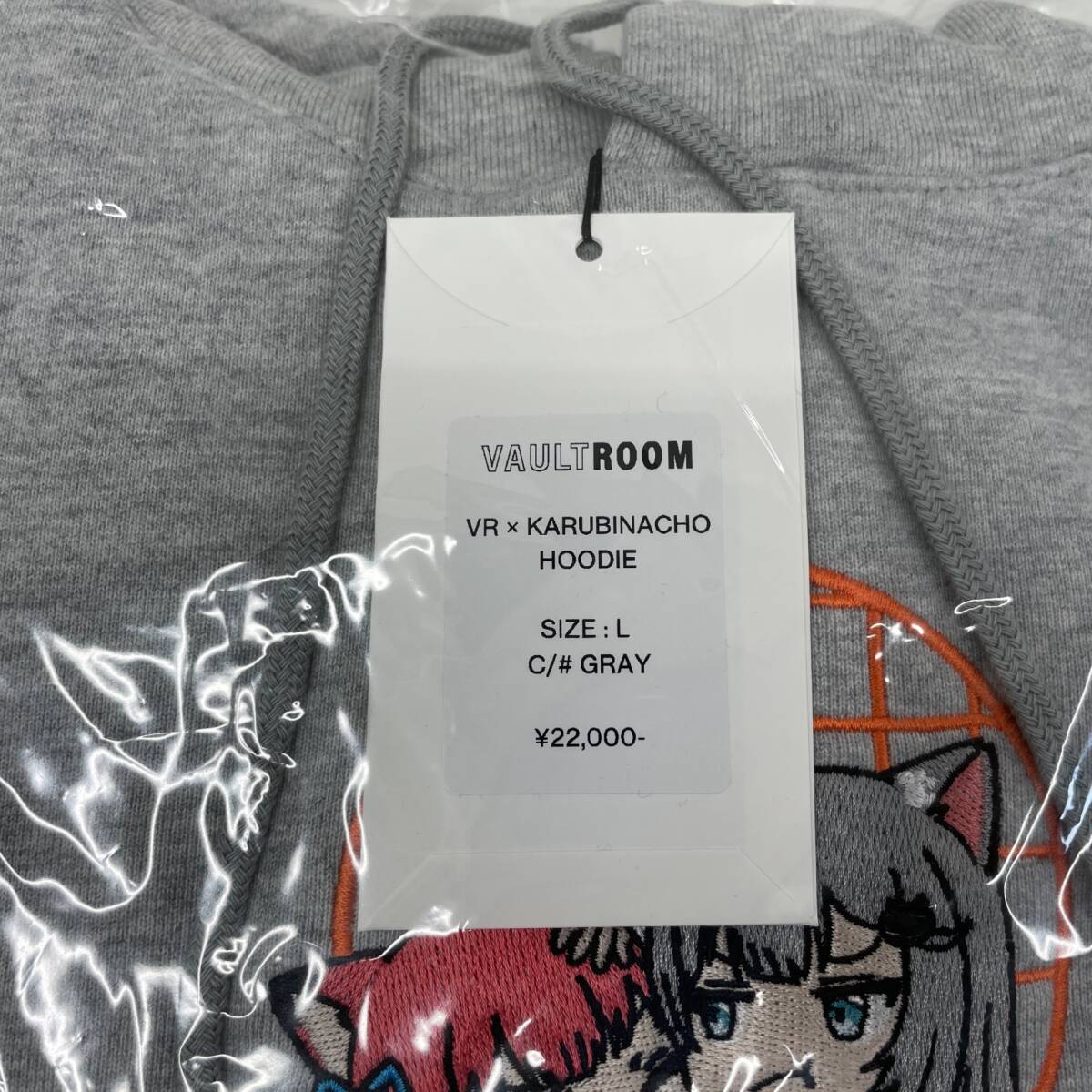 〓 ボルトルーム vaultroom × 赤見かるび Nachoneko パーカー L 〓 ボルトルーム vaultroom × 赤見かるび Nachoneko パーカー L