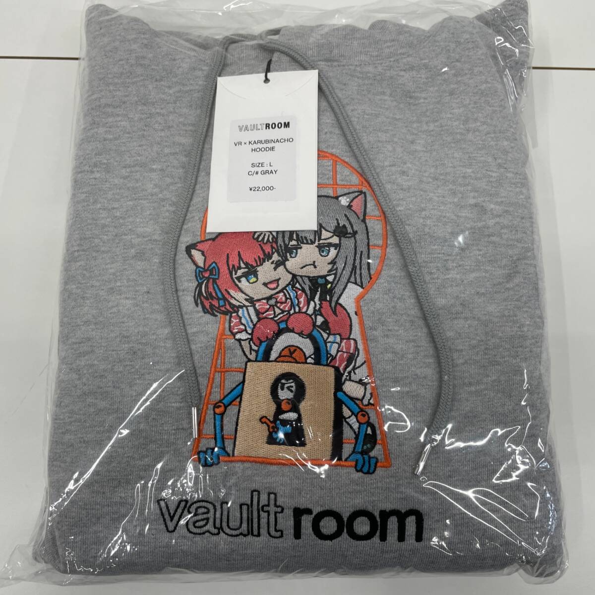 〓 ボルトルーム vaultroom × 赤見かるび Nachoneko パーカー L 〓 ボルトルーム vaultroom × 赤見かるび Nachoneko パーカー L