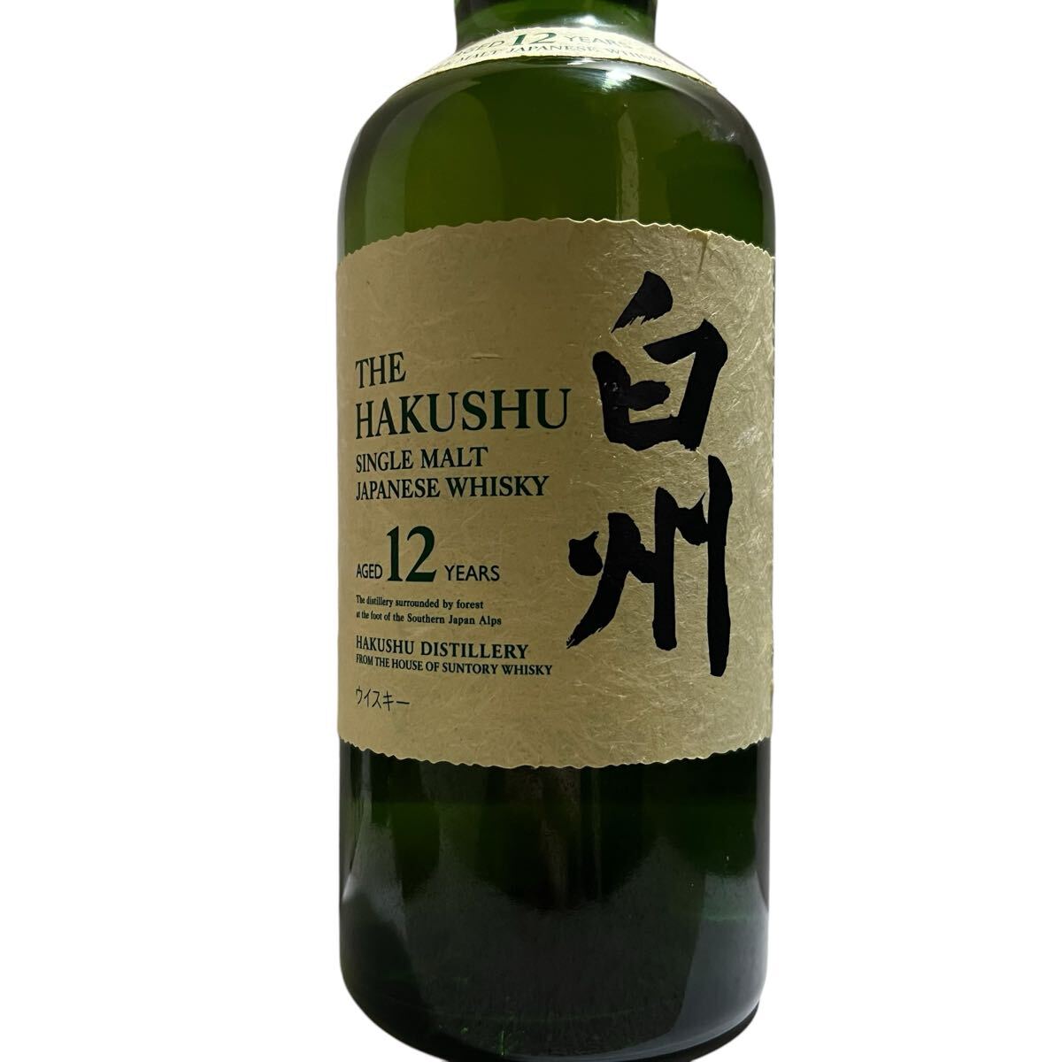 ☆未開栓☆100円スタート☆白州 シングルモルト 12年 サントリー ☆未開栓☆100円スタート☆白州 シングルモルト 12年 サントリー