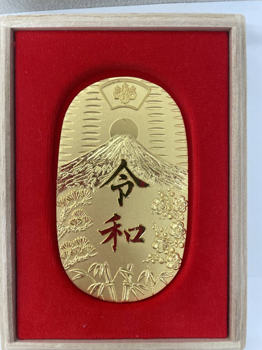 純金製小判 令和富士 30g 光則作 桐箱入り(金製)|売買された 純金製小判 令和富士 30g 光則作 桐箱入り(金製)|売買された