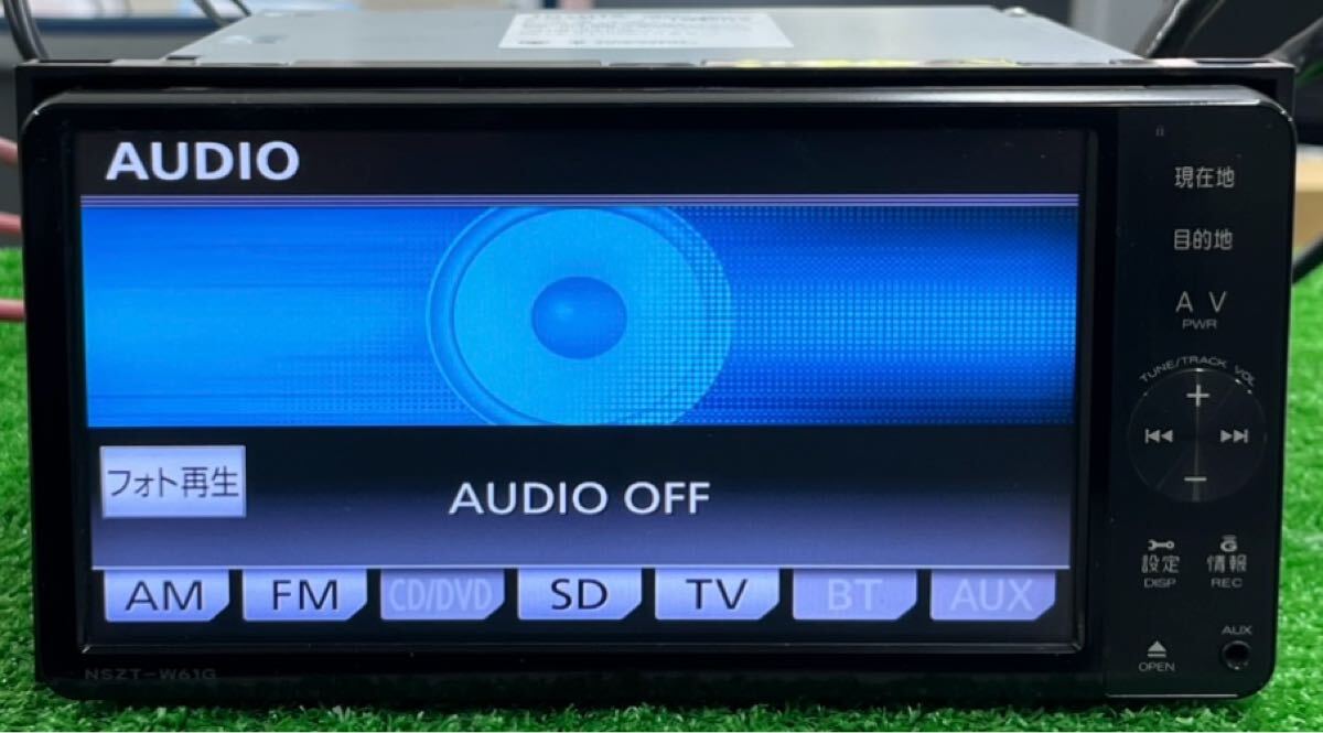 トヨタ純正 SDナビ NSZT-W61G Bluetooth 地図2011年 動作確認済 トヨタ純正 SDナビ NSZT-W61G Bluetooth 地図2011年 動作確認済