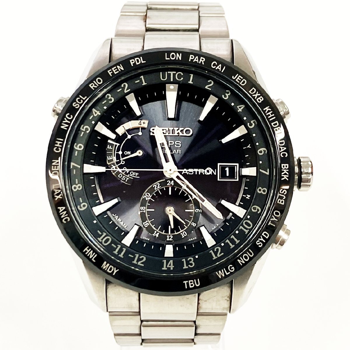 1円スタート】【箱付き】SEIKO セイコー 7X52-0AE0 アストロン 1円スタート】【箱付き】SEIKO セイコー 7X52-0AE0 アストロン
