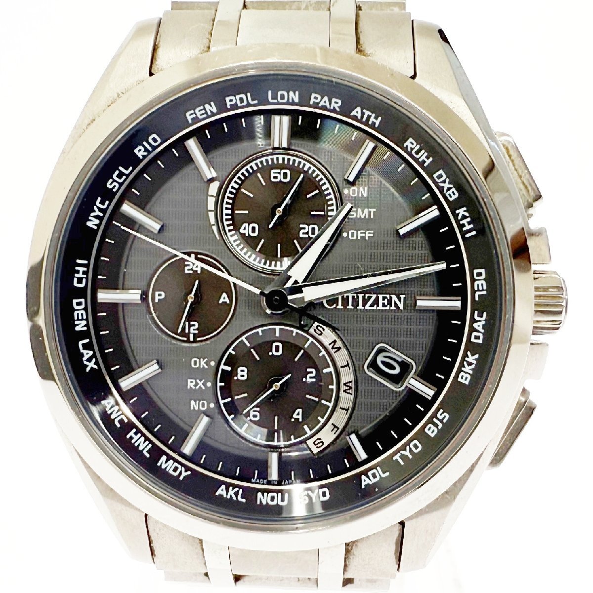 1円スタート】【箱付き】CITIZEN シチズン H804-T018696 エコ 1円スタート】【箱付き】CITIZEN シチズン H804-T018696 エコ