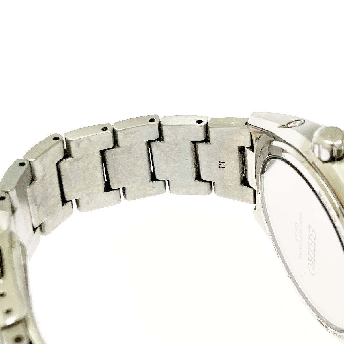 1円スタート】SEIKO セイコー 7B24-0BH0 デイト チタン ブラック 1円スタート】SEIKO セイコー 7B24-0BH0 デイト チタン ブラック