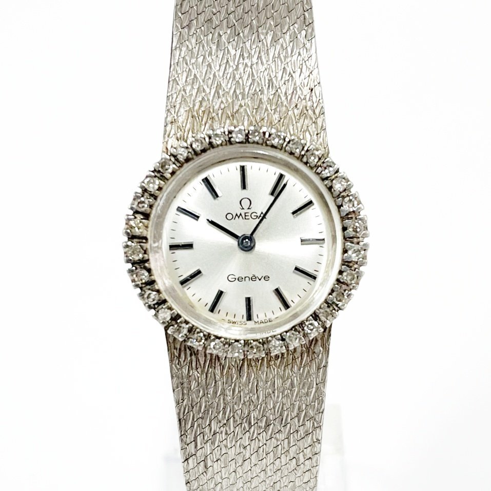 1円スタート】【訳あり品】OMEGA オメガ ジュネーブ ラウンド 手 1円スタート】【訳あり品】OMEGA オメガ ジュネーブ ラウンド 手