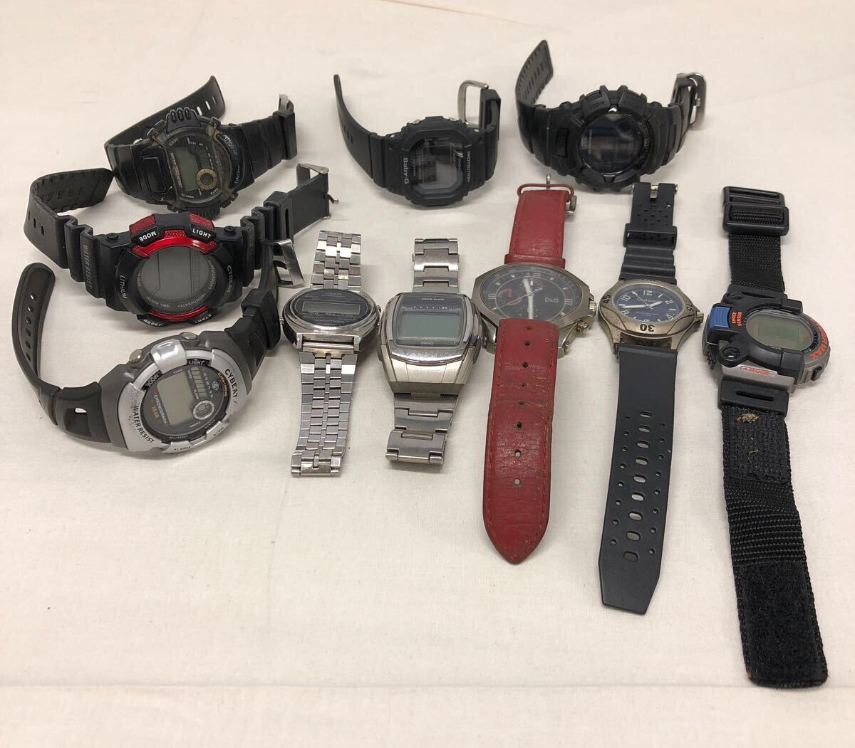 1円〜まとめて時計T8【中古ジャンク品】 G-SHOCK Baby-G CASIO他 1円〜まとめて時計T8【中古ジャンク品】 G-SHOCK Baby-G CASIO他