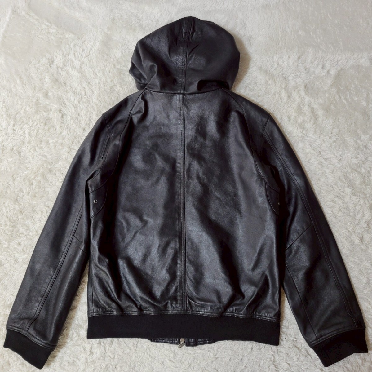 美品/希少XL】 サファリオム『溢れる高級感』safari HOMME 羊革 美品/希少XL】 サファリオム『溢れる高級感』safari HOMME 羊革
