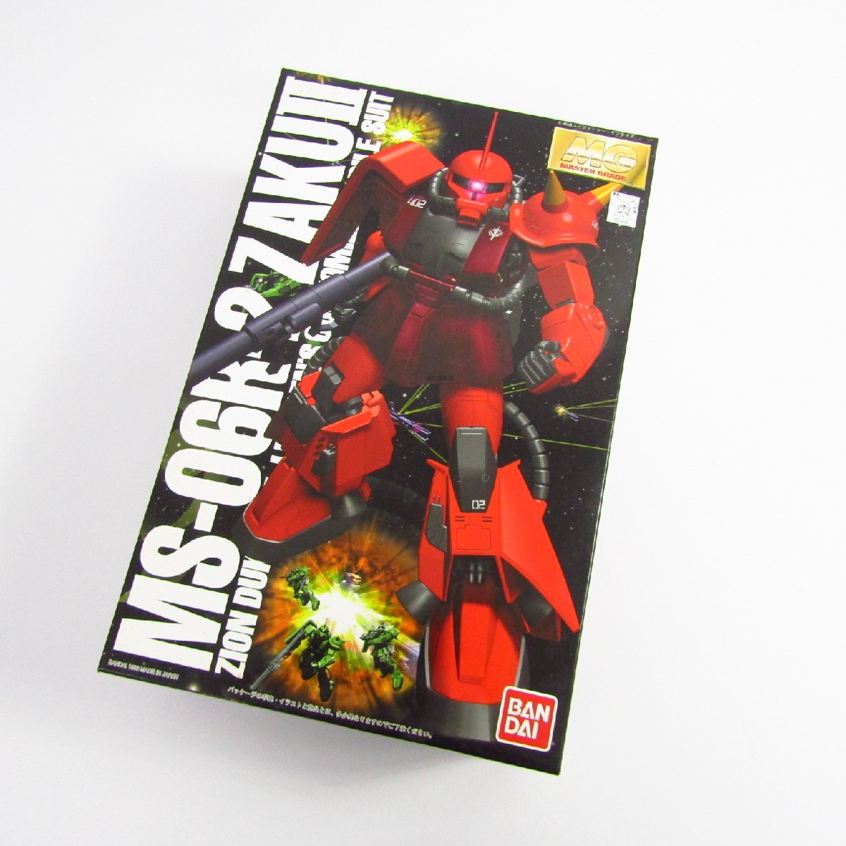未組立 バンダイ MG 1/100 MS-06R-2 ザクII ジョニー・ライデン 未組立 バンダイ MG 1/100 MS-06R-2 ザクII ジョニー・ライデン