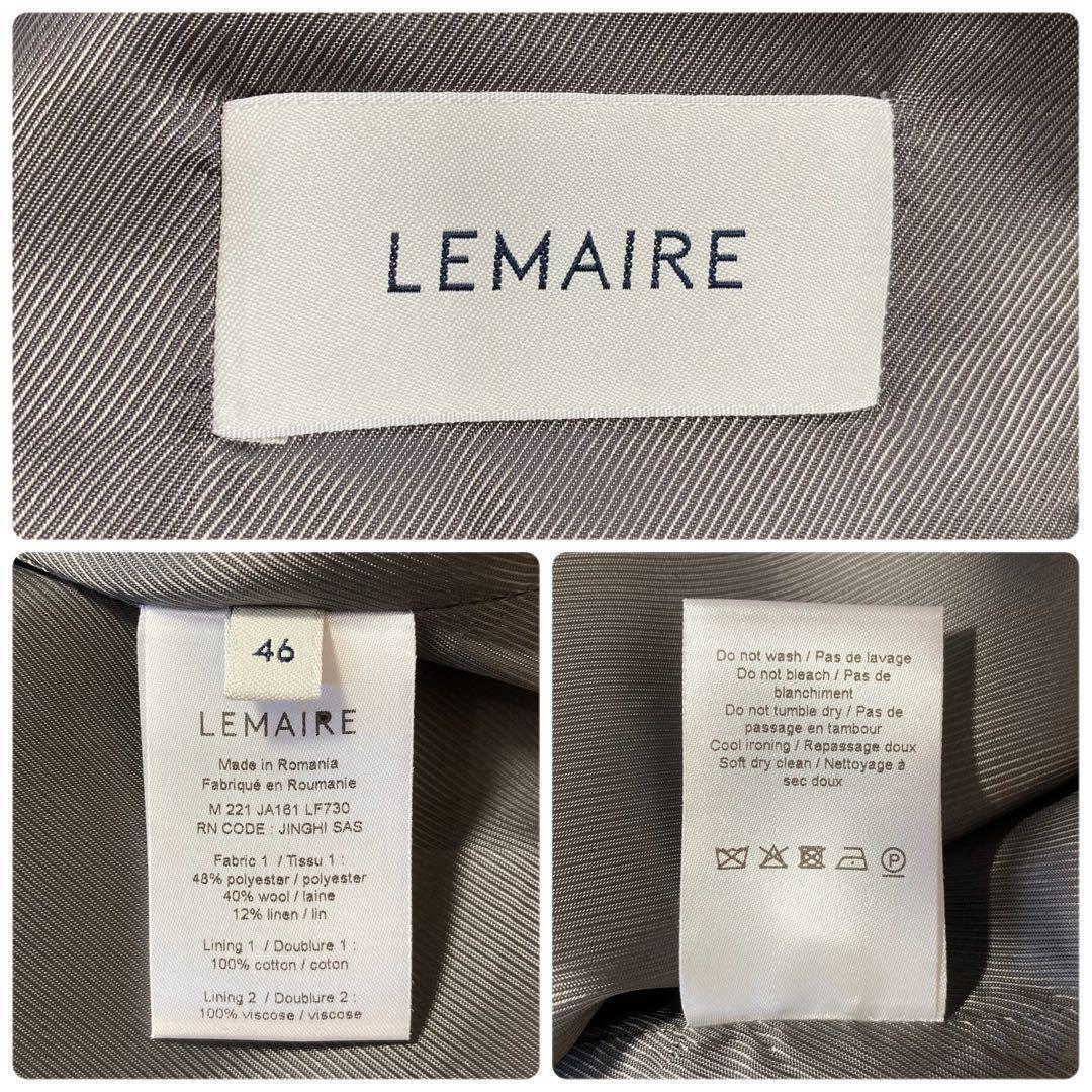 未使用タグ付 LEMAIRE ルメール ダブル テーラードジャケット 未使用タグ付 LEMAIRE ルメール ダブル テーラードジャケット