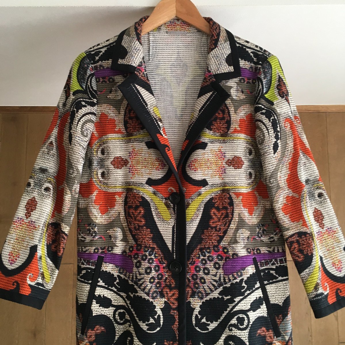 即決 極美品　ETROエトロ　　コート４０　TM