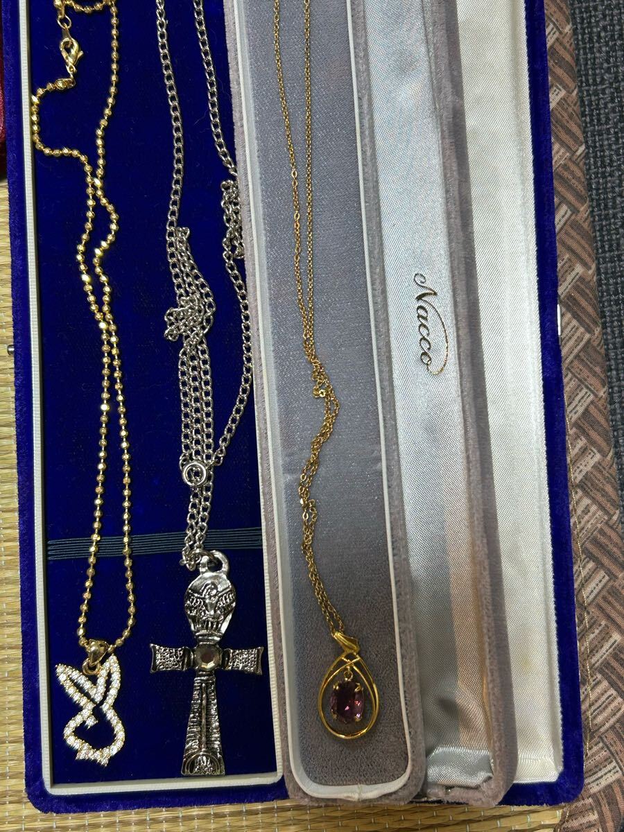 遺品整理品他 旧他実家アクセサリーまとめ大量 ネックレス 指輪