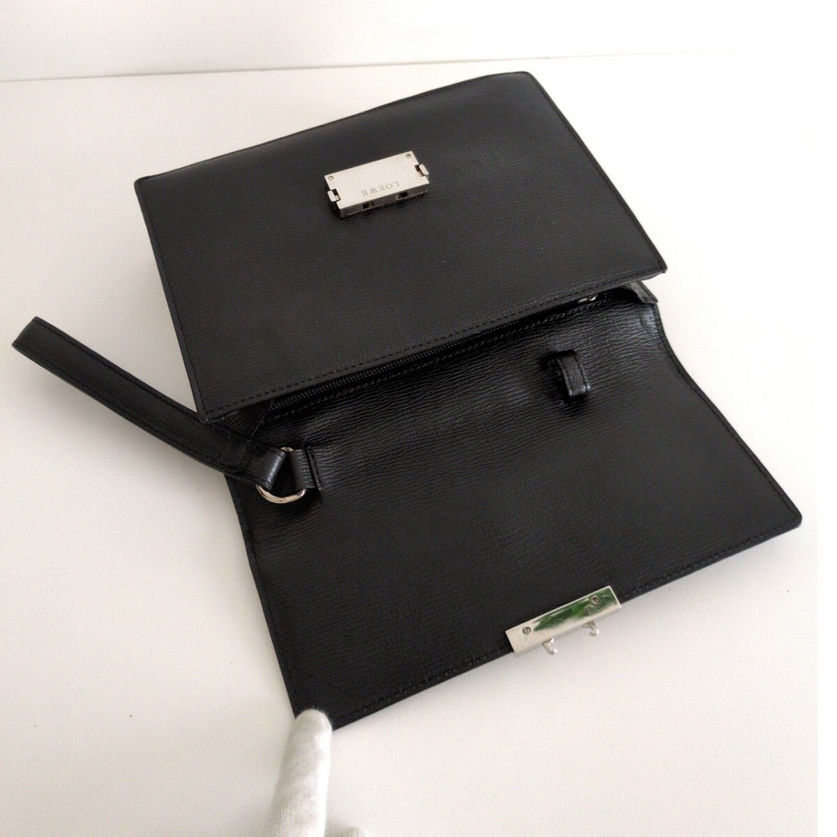 美品 ロエベ OLD ヴィンテージ 2way レザー チェーン ショルダー 美品 ロエベ OLD ヴィンテージ 2way レザー チェーン ショルダー