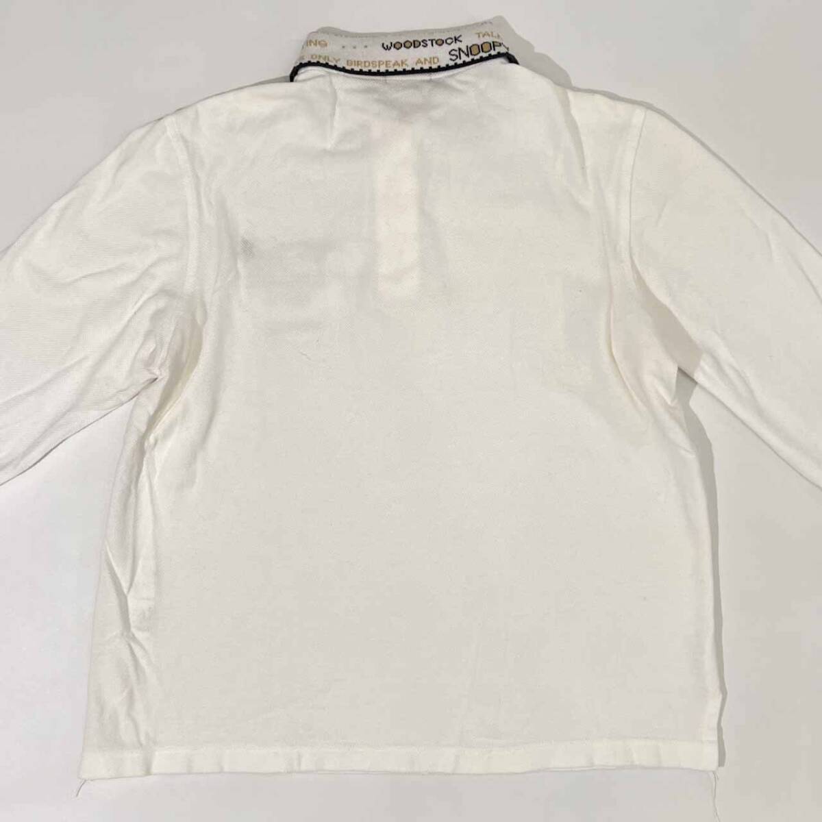 GREENCLUBS グリーンクラブ スヌーピーコラボ 鹿の子長袖 ポロシャツ 1/ホワイト レディース_画像8