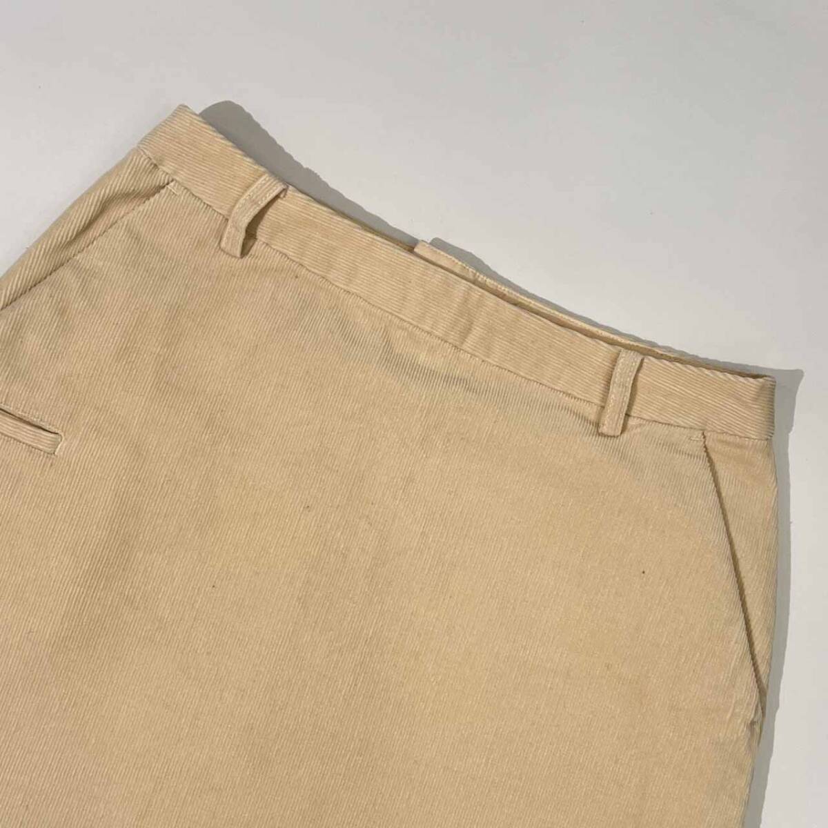 BEAMS GOLF ビームスゴルフ コーデュロイ ミニスカート M/ベージュ系 レディース_画像2