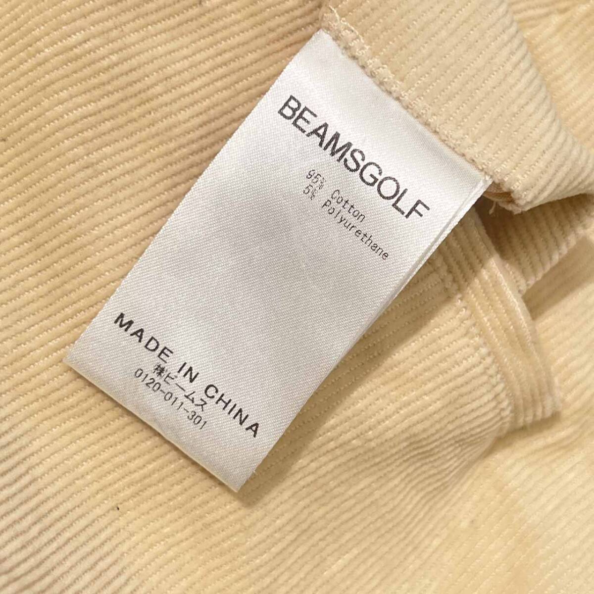 BEAMS GOLF ビームスゴルフ コーデュロイ ミニスカート M/ベージュ系 レディース_画像5