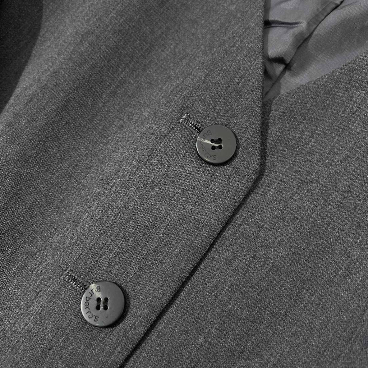 Burberrys バーバリー ノーカラー 4B ジャケット サイズ 17 /レディース/グレー/C-TK83/三陽商会_画像3