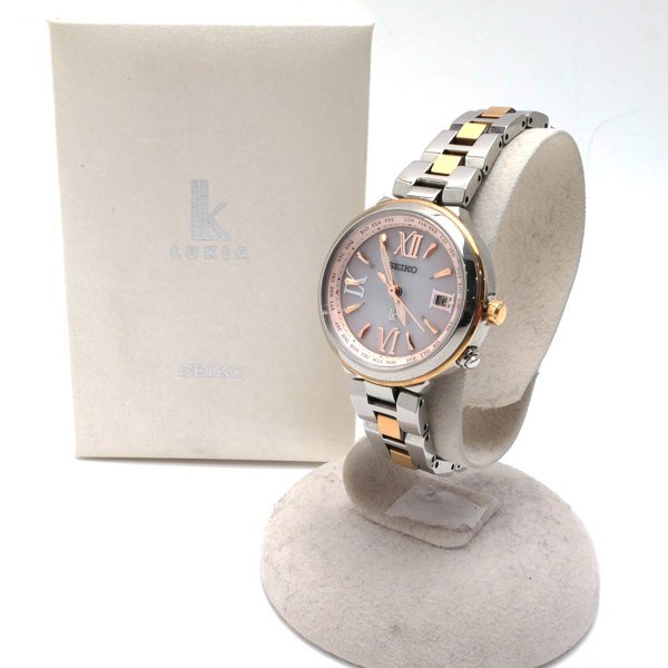 1円~ SEIKO セイコー ルキア 1B25-0AK0 電波ソーラー 1円~ SEIKO セイコー ルキア 1B25-0AK0 電波ソーラー