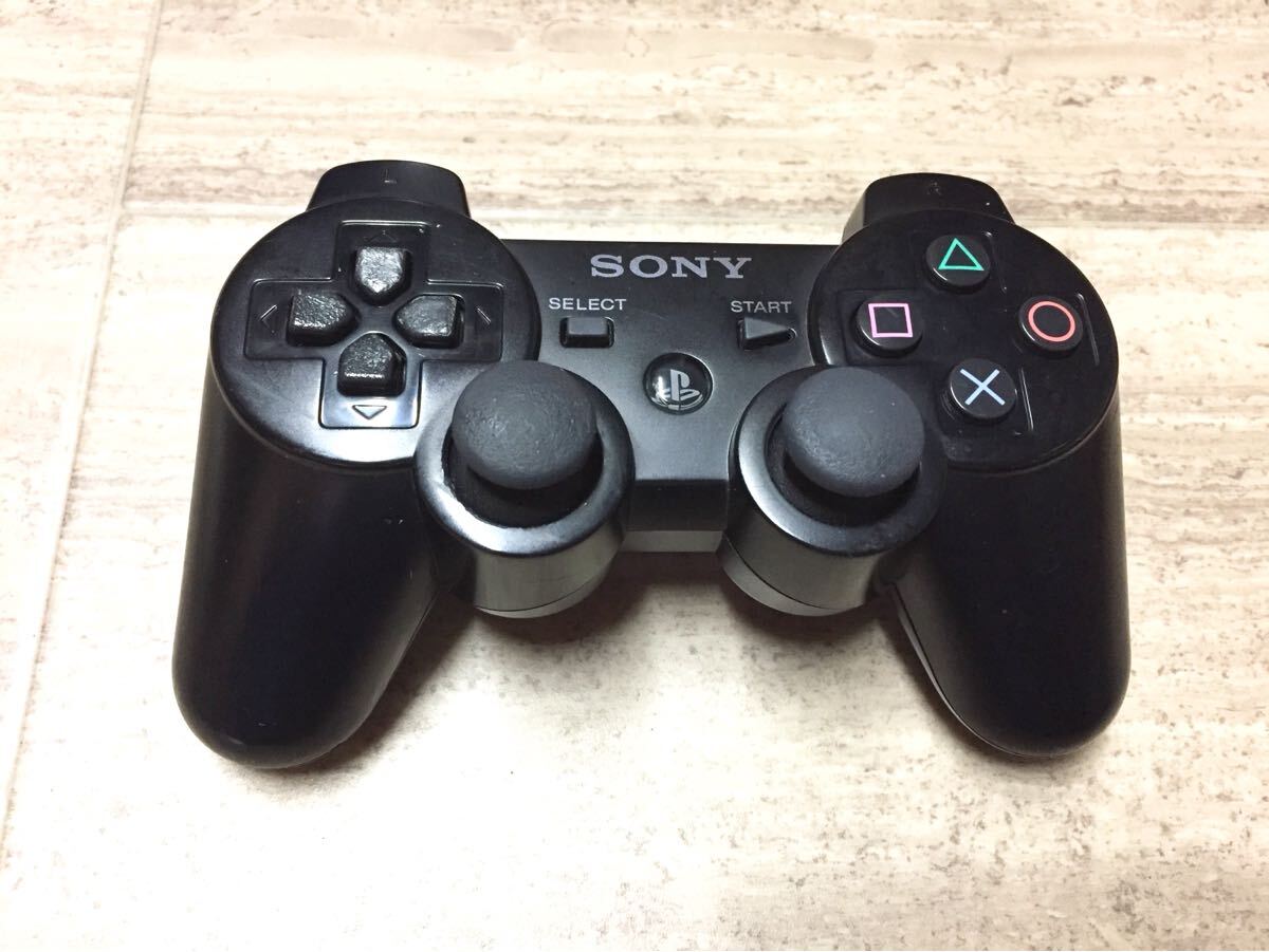 * работа хорошая вещь быстрое решение * разборка почищено *PS3 SONY оригинальный товар контроллер двойной амортизаторы 3 черный 