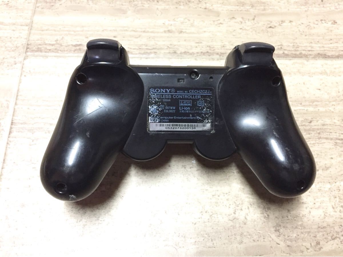* работа хорошая вещь быстрое решение * разборка почищено *PS3 SONY оригинальный товар контроллер двойной амортизаторы 3 черный 