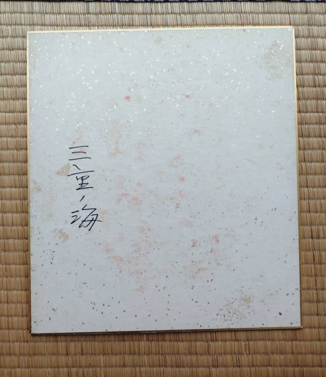 大相撲横綱 直筆手形色紙 北の湖 北の富士 三重ノ海 若乃花(2 大相撲横綱 直筆手形色紙 北の湖 北の富士 三重ノ海 若乃花(2