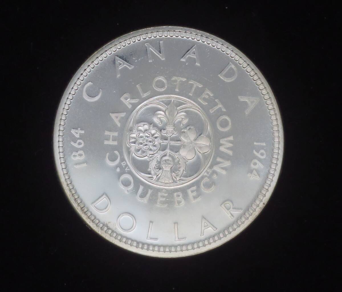 139、カナダ 1964年 1ドル銀貨 シャーロットタウン100周年記念 139、カナダ 1964年 1ドル銀貨 シャーロットタウン100周年記念
