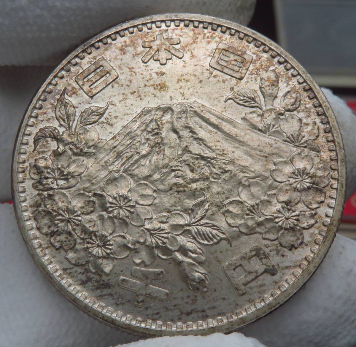 183、日本銀貨 1964年東京オリンピック 千円銀貨 100円銀貨