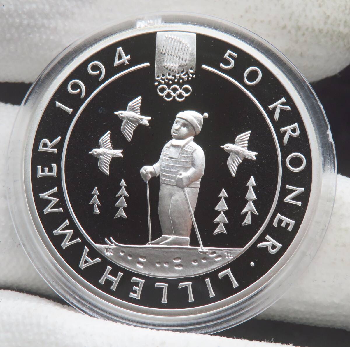 202、リレハンメルオリンピック 1994年 冬季競技大会記念銀貨 202、リレハンメルオリンピック 1994年 冬季競技大会記念銀貨