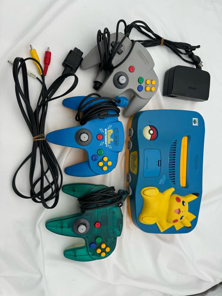 Nintendo 64本体 ピカチュウバージョン NUS-101(本体 Nintendo 64本体 ピカチュウバージョン NUS-101(本体