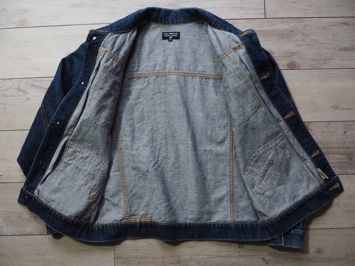 POLO JEANS CO.ラルフローレン デニムジャケット 124MJ M 90s POLO JEANS CO.ラルフローレン デニムジャケット 124MJ M 90s
