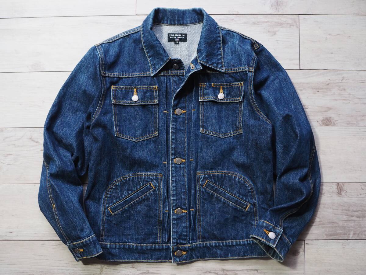 POLO JEANS CO.ラルフローレン デニムジャケット 124MJ M 90s POLO JEANS CO.ラルフローレン デニムジャケット 124MJ M 90s