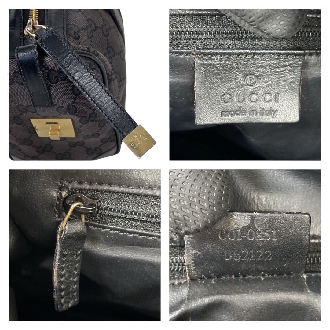 グッチ ミニボストン シェリーライン GGキャンバス ロック金具 グッチ ミニボストン シェリーライン GGキャンバス ロック金具