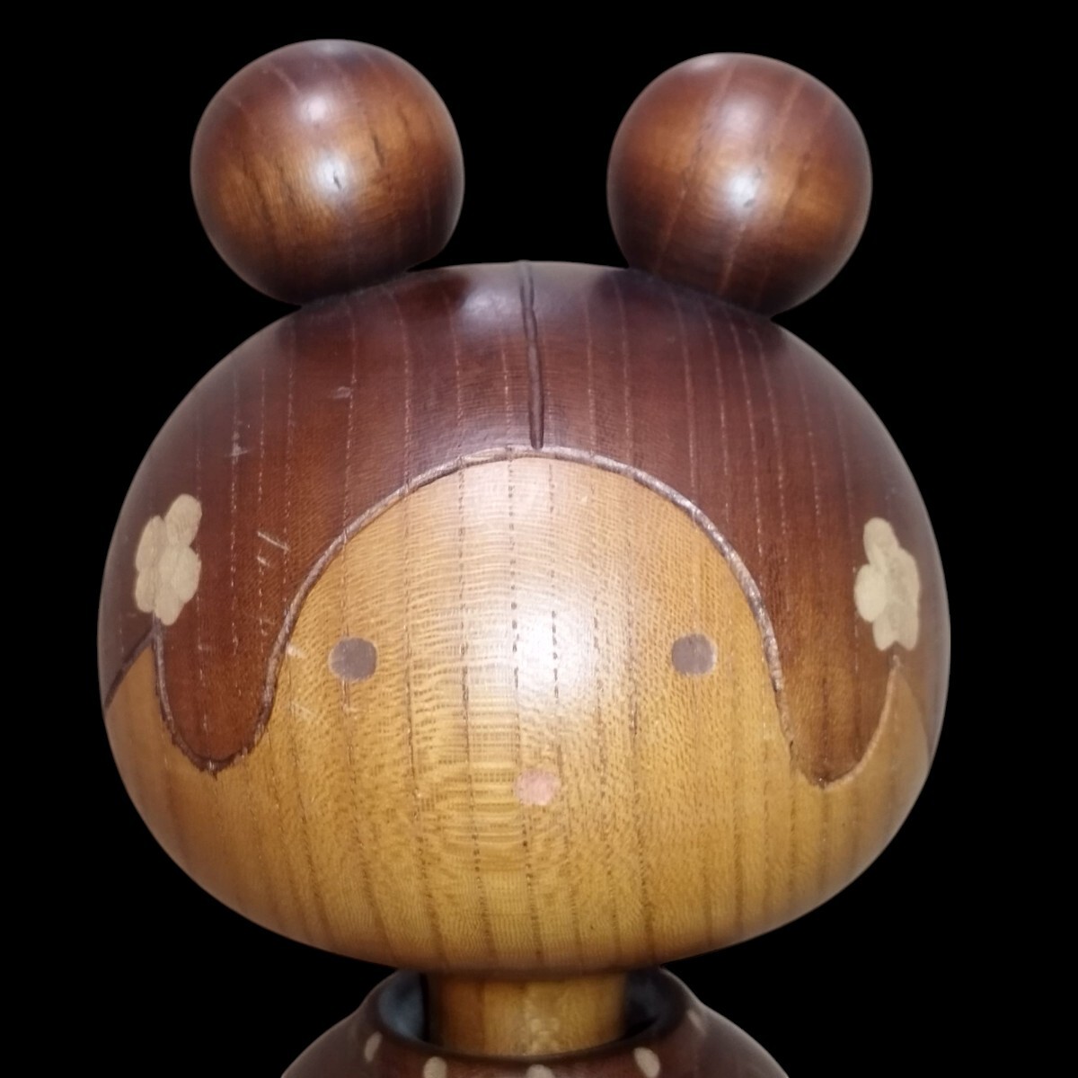関口三作】 『創作こけし 女人 高さ約38cm 直径約10cm』 内閣 関口三作】 『創作こけし 女人 高さ約38cm 直径約10cm』 内閣