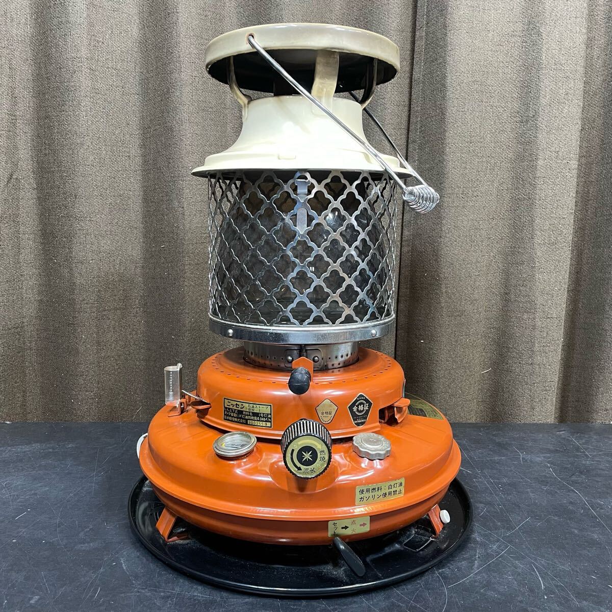 ZS-1132】ニッセン 石油ストーブ BW-1 日本船燈 ガラスホヤ 昭和 ZS-1132】ニッセン 石油ストーブ BW-1 日本船燈 ガラスホヤ 昭和