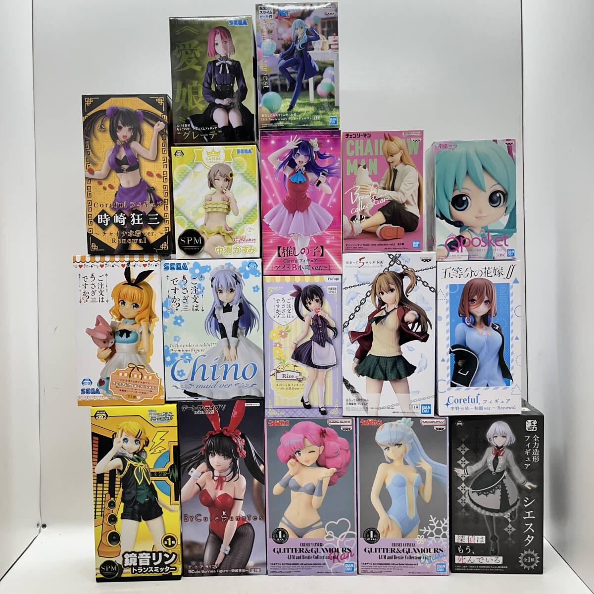 06w9448 11-4 美少女プライズフィギュア 17体 まとめ売り 初音 06w9448 11-4 美少女プライズフィギュア 17体 まとめ売り 初音