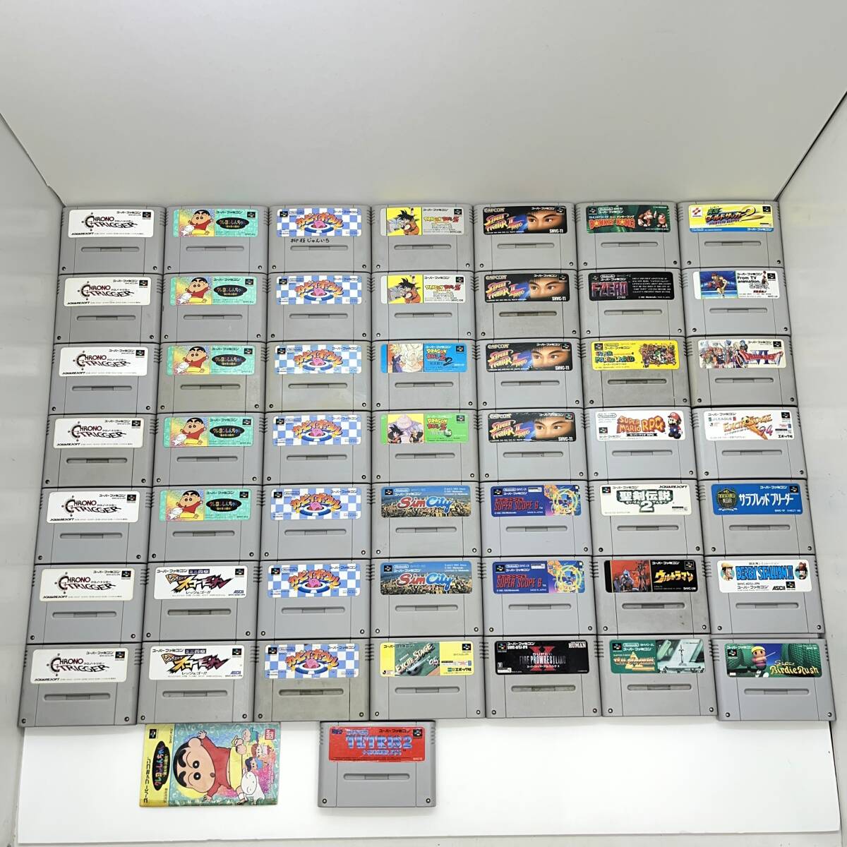 06w9801☆1円~ スーファミ ソフト50本 まとめ 06w9801☆1円~ スーファミ ソフト50本 まとめ