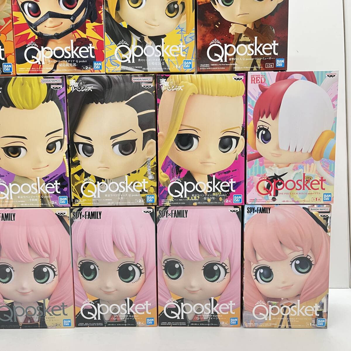 06w10041☆1円~Qposket フィギュア 17体 まとめ SPYFAMILY 06w10041☆1円~Qposket フィギュア 17体 まとめ SPYFAMILY
