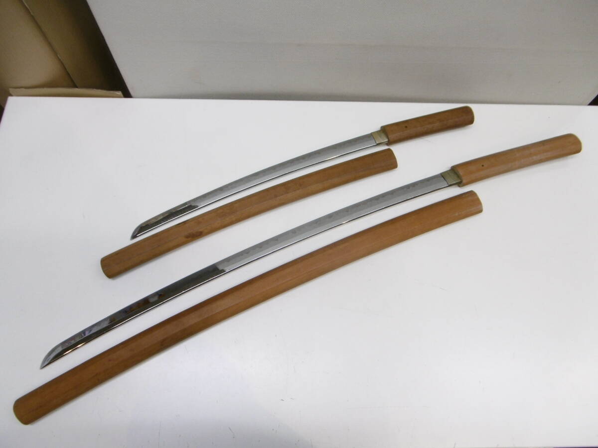骨董祭 模造刀 全長約101cm&約69cm おまとめ2本セット レプリカ 骨董祭 模造刀 全長約101cm&約69cm おまとめ2本セット レプリカ